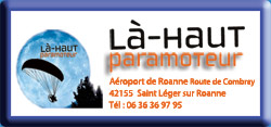 Ecole de pilotage Paramoteur et bapt&ecirc;me de l'Air - Loire - Rh&ocirc;ne
